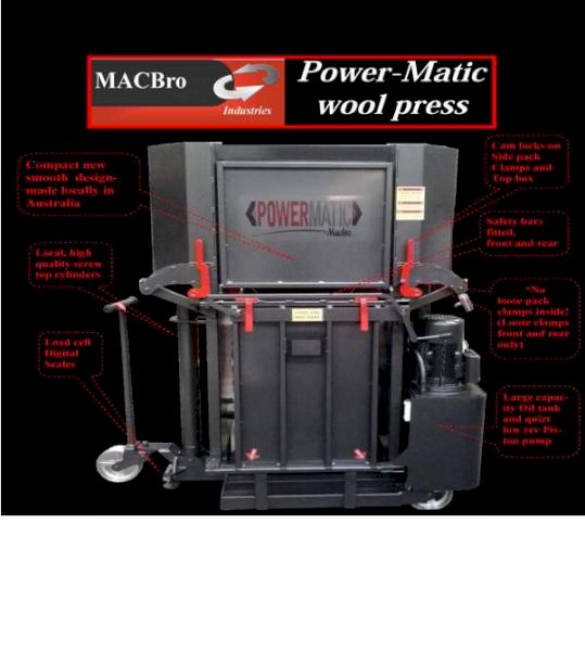 Macbro Powermatic Wool Press