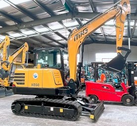 MXG Excavator XE60U（5.9ton）Isuzu 48HP 4 Cylinder 4 Stroke Diesel Engine Water Cool