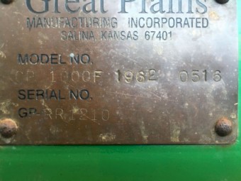 Under Auction - (A217) Great Plains CP1000F Triple Disc 