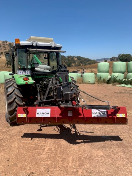 Kanga grader blade attachment for Tractor.