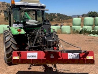 Kanga grader blade attachment for Tractor.