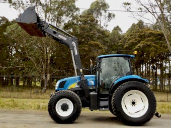 2014 New Holland T6050 PLUS 4WD/FWA 125hp Agricultural Farm Tractor