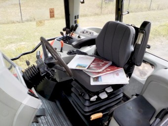 Late model Massey Ferguson 5450 Dyna 4 4WD/FWA Tractor with Flail Mower/Forestry Mulcher