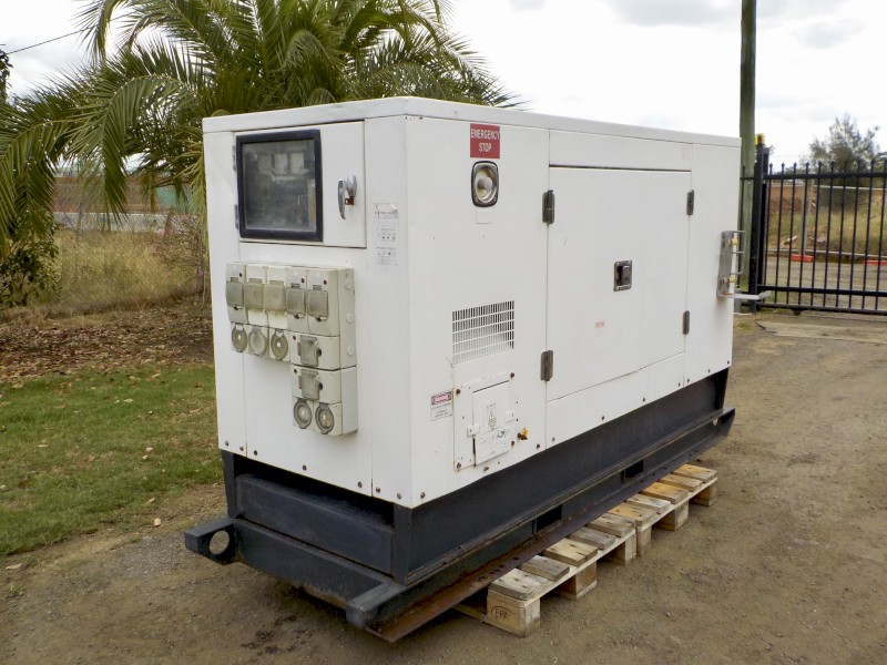 70 KVA YANMAR Silenced 415/240 Volt Diesel Generator