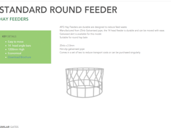 AFG Round bale feeder 