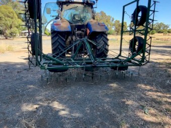 7 mtr 3pl Murray folding harrows 