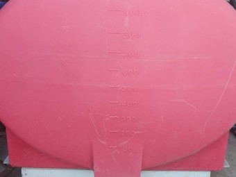 Silvan 1000 litre tank on wheels