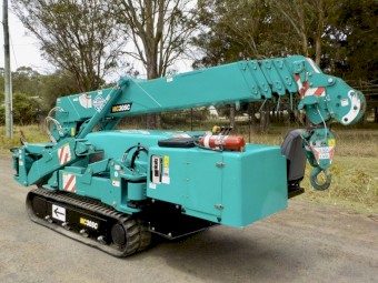 2019 Maeda MC305C-3 Rubber Tracked Spider Crane/Mini Crane Crawler Crane