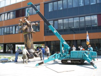 2019 Maeda MC305C-3 Rubber Tracked Spider Crane/Mini Crane Crawler Crane