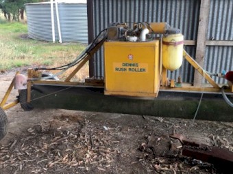 Dennis Rush Roller and Trailer