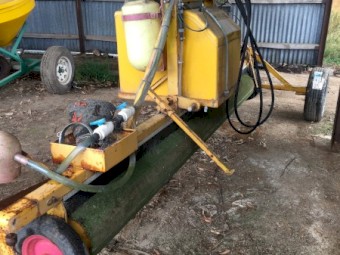 Dennis Rush Roller and Trailer