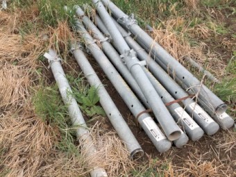 Assorted fencing supplies