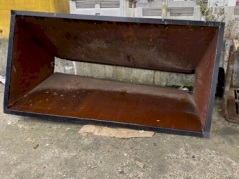 Large Galv Steel Hopper