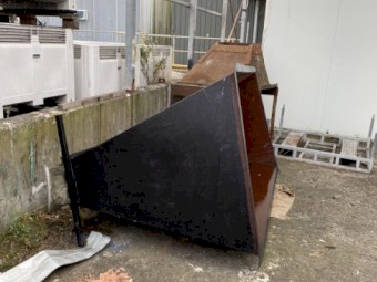 Large Galv Steel Hopper