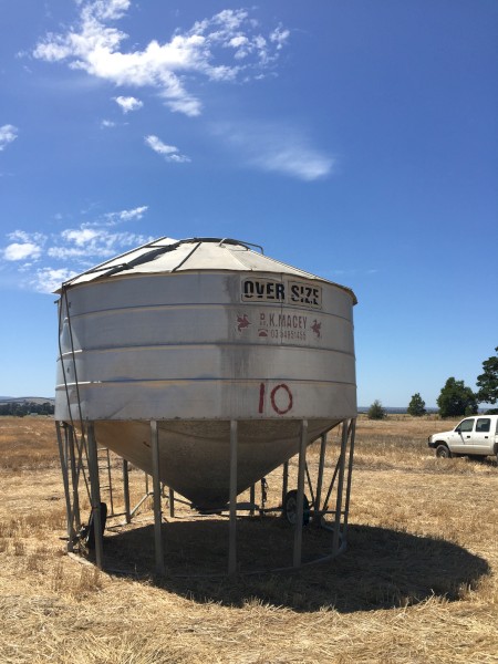 R.K Macey 22 ton field bin