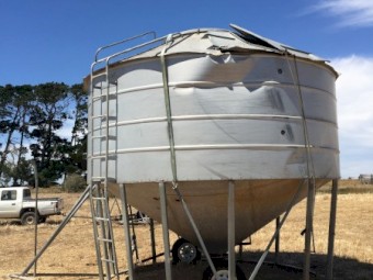 R.K Macey 22 ton field bin