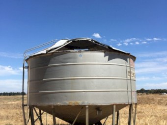 R.K Macey 22 ton field bin