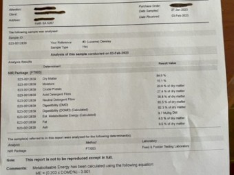 A1 new season lucerne hay round bales