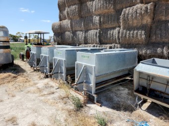 Denyer sheep feeders