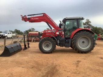 Massey Ferguson 7614 FEL Tractor
