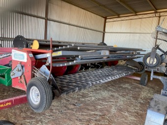 Phillips Rollerdown 16ft Canola Pickup Front and Trailer