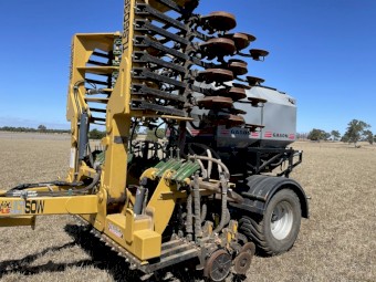2017 Serafin Ultisow 6036 Pasture King Double Disc Seeder