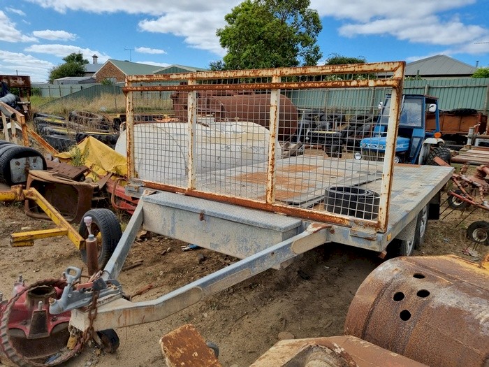 Galvanised Flat Top Trailer - 2380mm x 3960mm