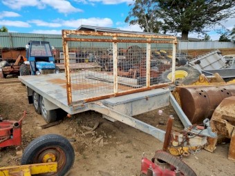 Galvanised Flat Top Trailer - 2380mm x 3960mm