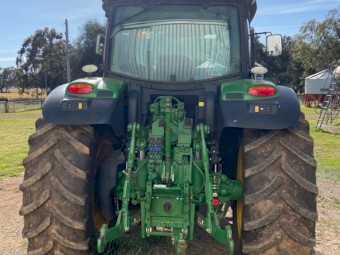 2016 John Deere 6145R tractor  FWA 1384Hours