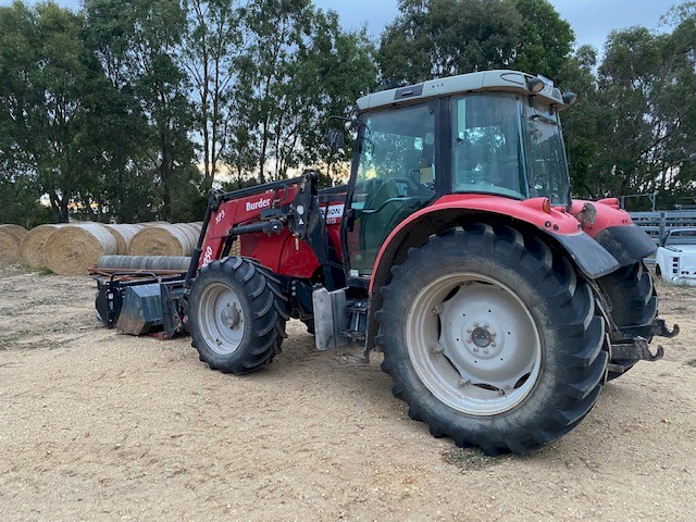 2010 Massey Ferguson 5465 with Loader and Attachments