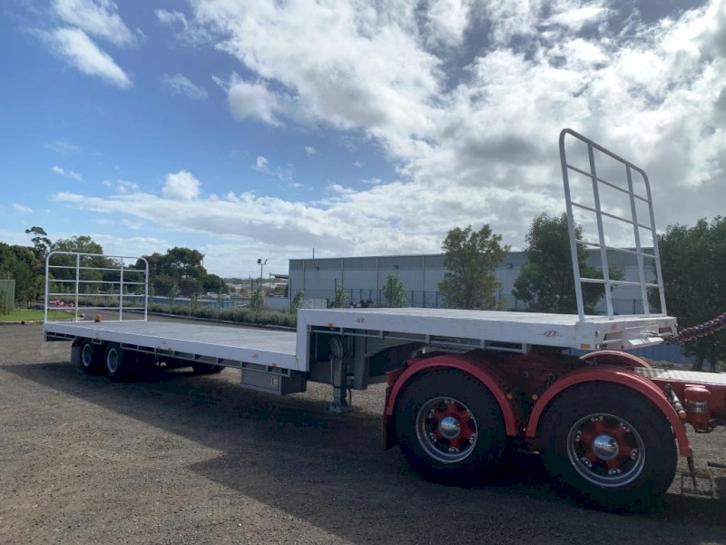 1985 Krueger 40ft Bogie Dropdeck Trailer