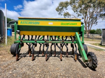 Aitchison Grass Farmer Seed Drill Model 1414