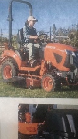 Kubota b2601 best sale grass catcher