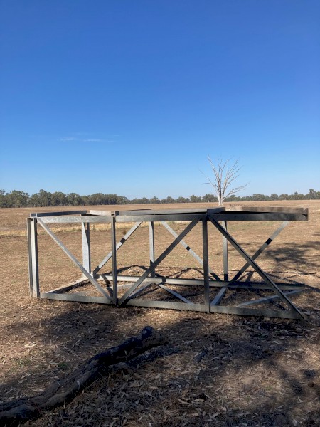 Galvanised Frame Tank Stand Farm Tender