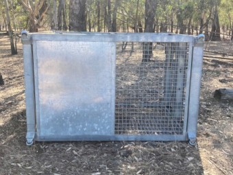 GALVANISED GOODS HOIST CAGE