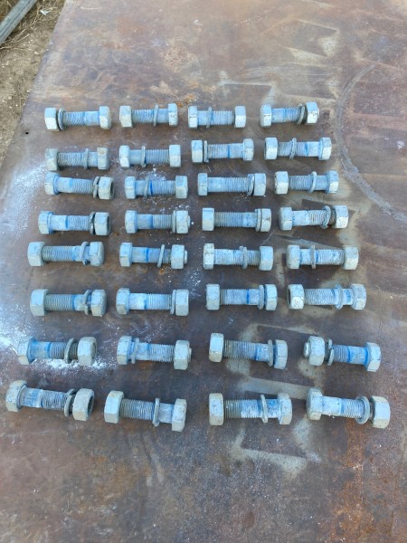 M30 X 120mm grade 8.8 bolt assemblies