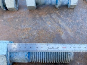 M30 X 120mm grade 8.8 bolt assemblies
