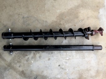 2008 Elgra-Engineering Hydraulic drop hammer post driver and auger drill.