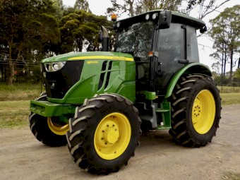 2016 John Deere 6100RC 4WD/FWA 114hp Agricultural Farm Tractor