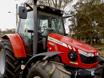 2015 MASSEY FERGUSON 5450 Dyna 4 4WD/FWA 106hp Tractor