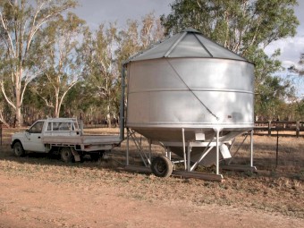 Kotzer 28 Cubic Metres Field Bin hardly used