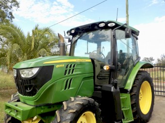 Late model 2016 John Deere 6105R 4WD/FWA 105hp Tractor