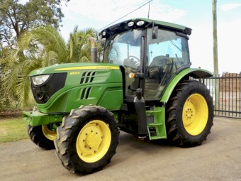 Late model 2016 John Deere 6105R 4WD/FWA 105hp Tractor