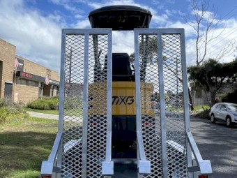 MXG XE20SE-2 excavator attachments package plus plant trailer prices---$34,990 incl gst with 1 year rego.