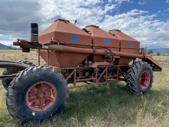 Gyral Airseeder with Triple Bin