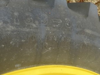 16.9 R38 Tyres on John Deere Rims