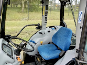  Late model New Holland 2018 T4.95F 4WD/FWA 98hp Compact Orchard/Vineyard Tractor