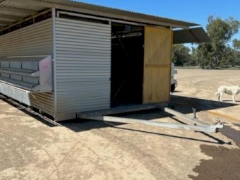 Mobile Free Range Egg Shed to house 1500 hens