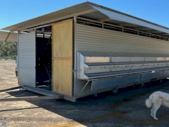 Mobile Free Range Egg Shed to house 1500 hens