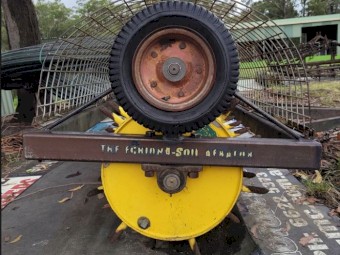 Aerator Farm Tow behind vehicle Prickler Double Drum by Elkco Engineering 